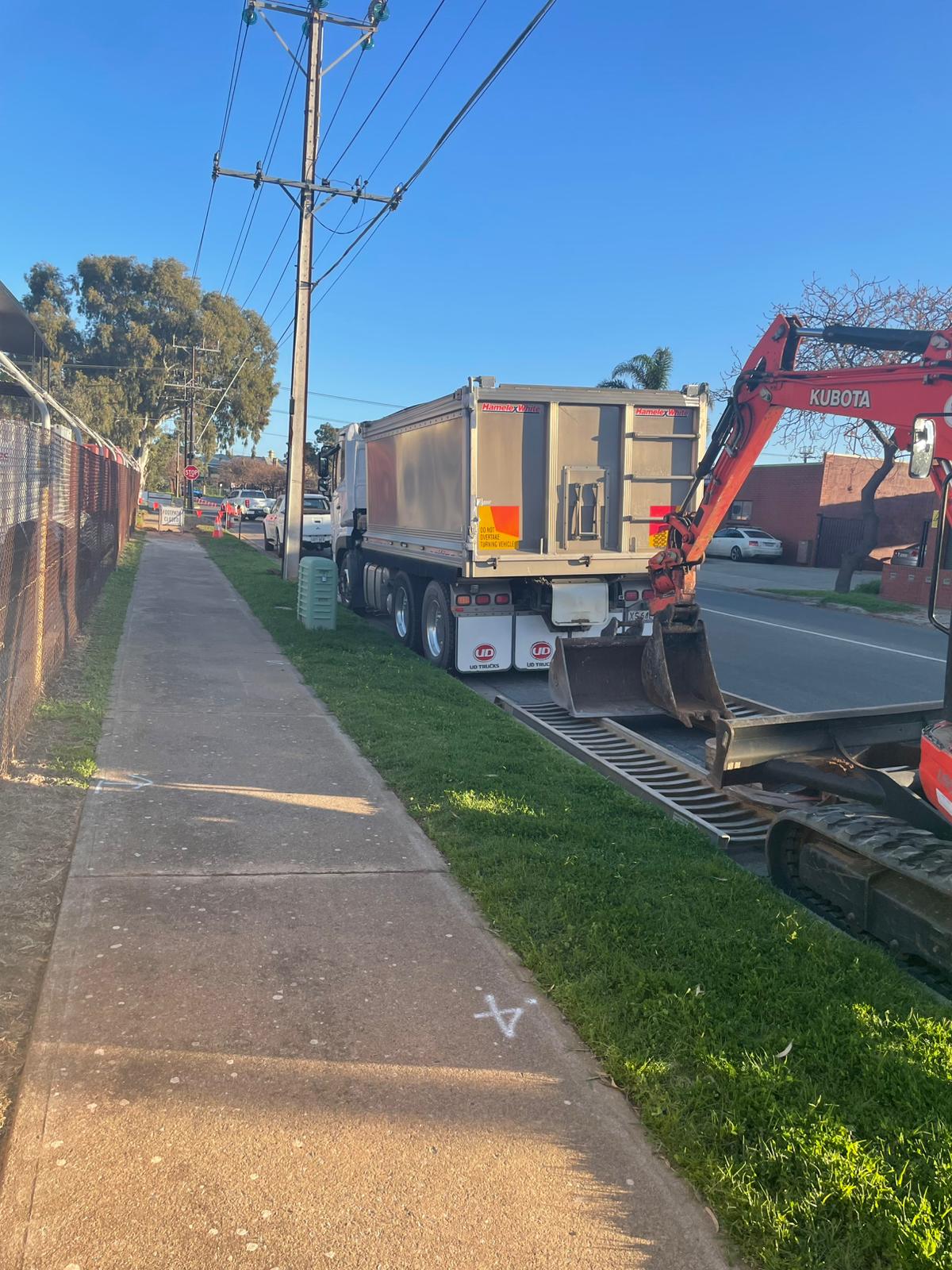 Professional earthmoving equipment at Adelaide construction site - Ground Pro Site Solutions Pty Ltd